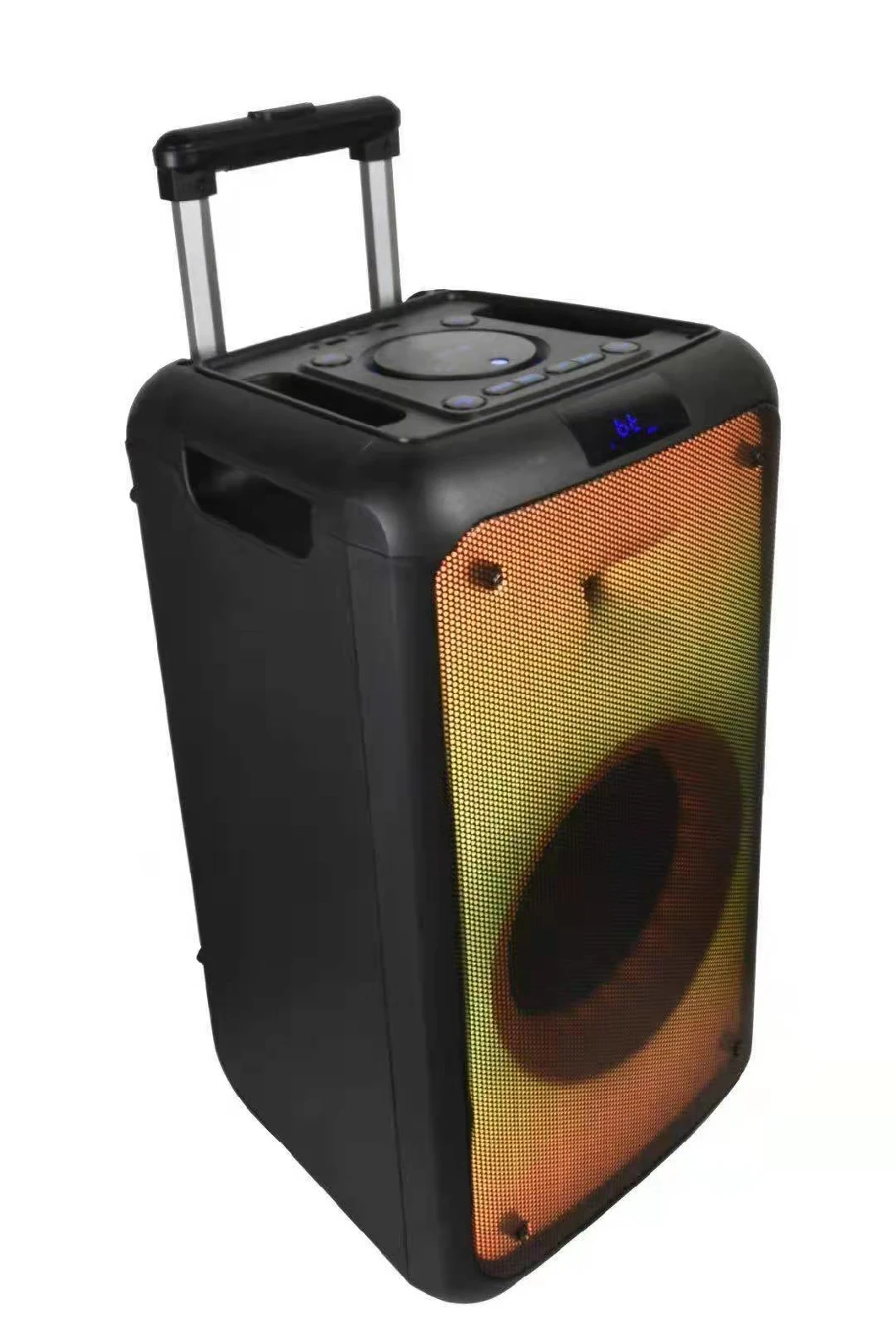 Hot Sale High Quality PRO Audio Trolley Speaker with Colorful LED Light Wireless