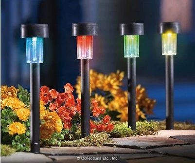 Outdoor Used Plastic Solar LED Garden Stake Light