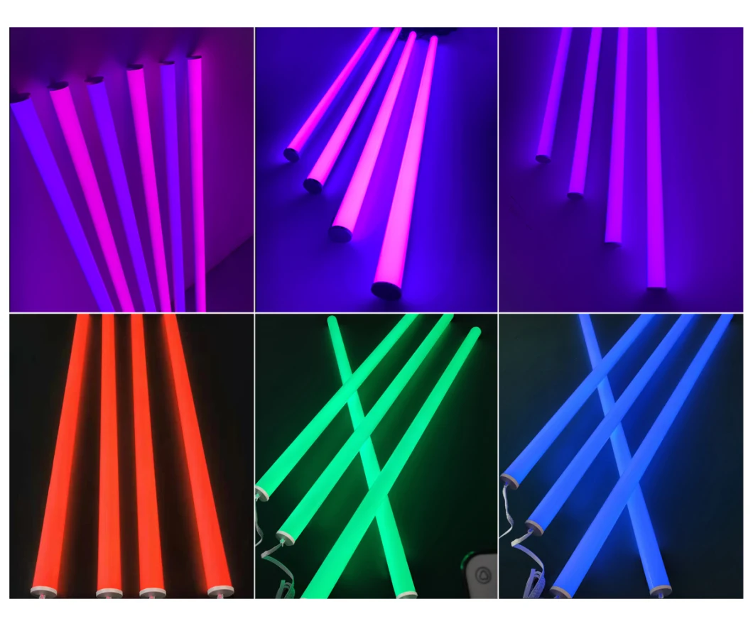 LED Artnet RGB Pixel 360 Degree Milky Tubes for Cube Structure