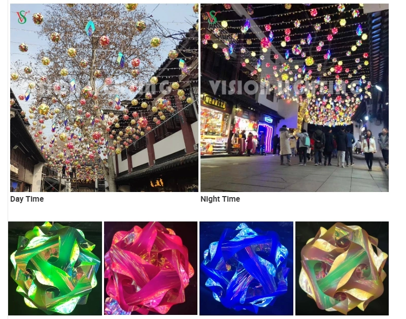 Dream Color Hanging LED 3D Sphere Ball Decoration Light