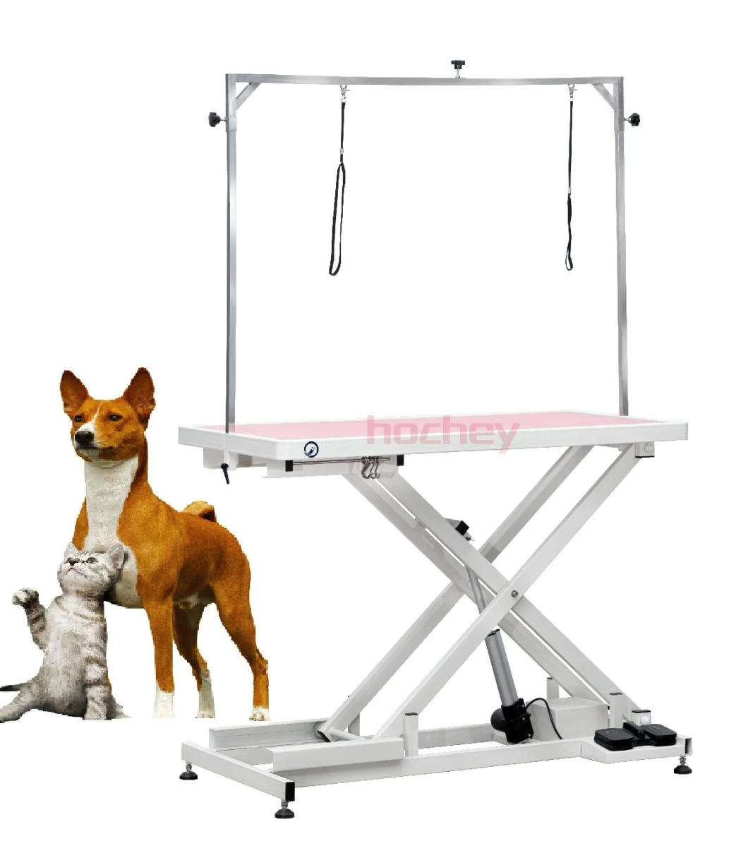 Pet Dog Electric Grooming Table LED Lifting Grooming Table Portable Folding Pet Grooming Table