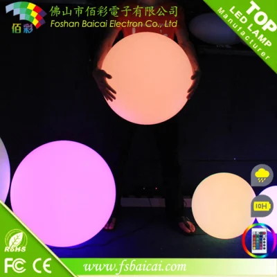 Boule lumineuse LED d'ambiance à changement de couleur