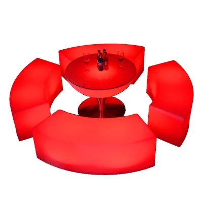 Chaise de massage de luxe à LED de meubles de repose-pieds de tabouret de bar en gros à vendre