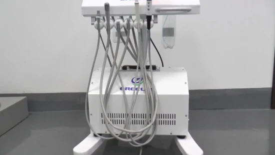 Vétérinaire Clinique Hôpital Ventes Chaudes Unité Dentaire Portable Chaise avec LED Lampe à Polymériser
